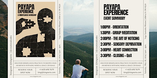 Immagine principale di Payapa Experience: A Mindfulness Workshop 