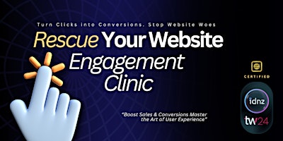 Imagen principal de IDNZ x Techweek 2024 | Rescue Your Website: A Web (UX) Engagement Clinic