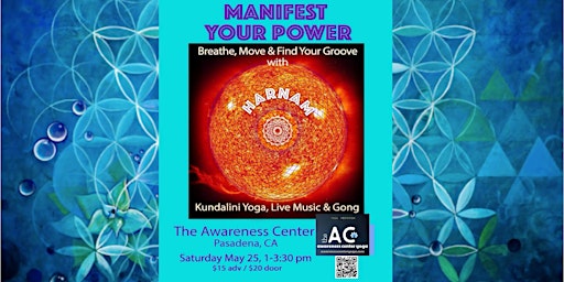 Imagem principal do evento ✨Manifest your Power ~ Breathe, Move, and Find your Groove w/Harnam✨
