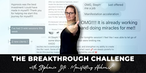 The BREAKTHROUGH Challenge with Steph Zito! primary image