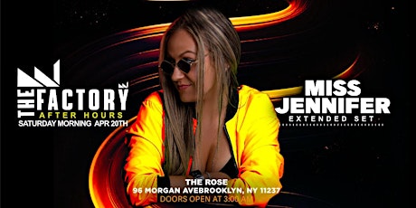 MISS JENNIFER AT THE FACTORY AFTERHOURS 96 MORGAN AVE 4AM