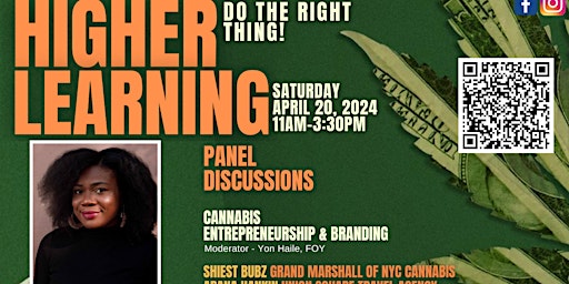 Primaire afbeelding van 3rd Annual Higher Learning: Cannabis Conference [Manhattan CB10]