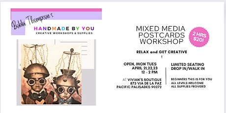 Mixed Media Postcard Workshop
