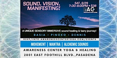 ✨SOUND. VISION. MANIFESTING! ~ Sensory Immersive Sound Healing Journey✨ primary image