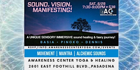 ✨SOUND. VISION. MANIFESTING! ~ Sensory Immersive Sound Healing Journey✨
