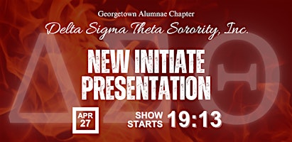 Primaire afbeelding van Georgetown Alumnae Chapter: New Initiate Presentation