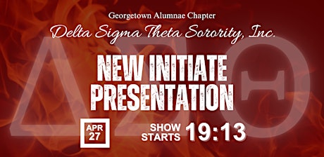 Georgetown Alumnae Chapter: New Initiate Presentation
