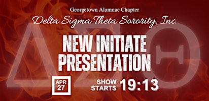 Hauptbild für Georgetown Alumnae Chapter: New Initiate Presentation