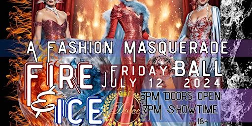 Fire & Ice Ball, a fashion masquerade experience.  primärbild