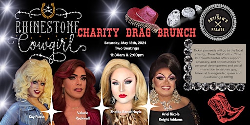 Image principale de Rhinestone Cowgirl - Charity Drag Brunch: Second Seating
