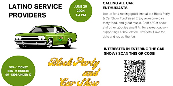 LSP Block Party and Car Show Fundraiser