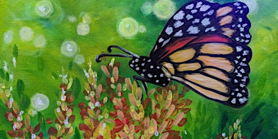 Primaire afbeelding van Monarch Meadow - Paint and Sip by Classpop!™
