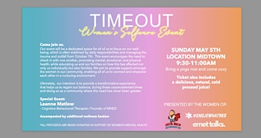 Timeout Women's Selfcare Event primary image