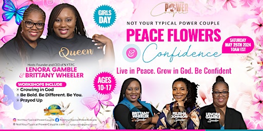 Peace, Flowers & Confidence Girls Day primary image