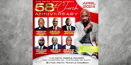 The Faith Temple Church 58th Church Anniversary