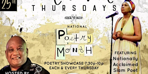 Immagine principale di SNOW INDUSTRIES presents POETRY & WINE THURSDAYS @THE LOUNGE at SIX 