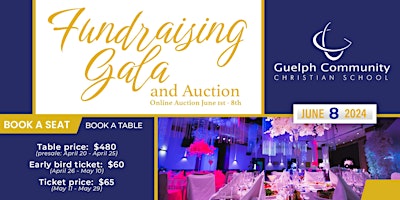 GCCS Fundaising Gala and Auction primary image