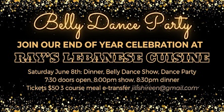 Belly Dance Showcase and Dinner Party