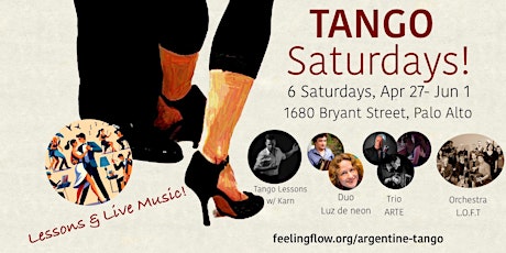 Tango Saturdays in Palo Alto!