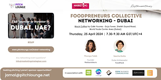 Hauptbild für 7th Foodpreneur Collective Networking - Dubai