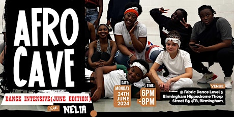 AFROCAVE DANCE INTENSIVE JUNE EDITION