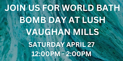 Hauptbild für WORLD BATH BOMB DAY BIG BLUE PRESSING EVENT! RESERVE YOUR SPOT NOW