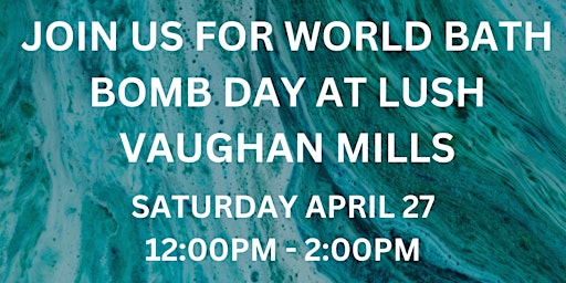 Primaire afbeelding van WORLD BATH BOMB DAY BIG BLUE PRESSING EVENT! RESERVE YOUR SPOT NOW