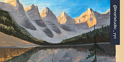 Paint night Moraine Lake primary image