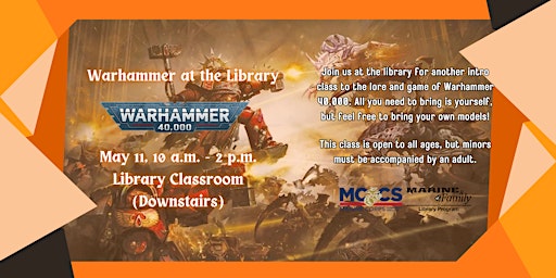 Imagem principal do evento Warhammer at the Library