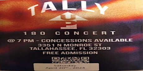 Tally Up 180 Music Concert