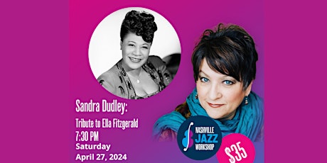 Imagem principal do evento Sandra Dudley: Tribute to Ella Fitzgerald