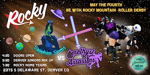 Primaire afbeelding van May the Fourth be with Rocky Mountain Roller Derby