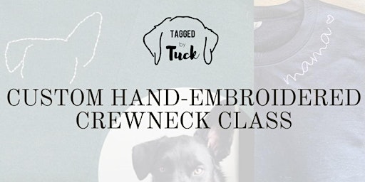 Custom Hand-Embroidered Crewneck Class  primärbild