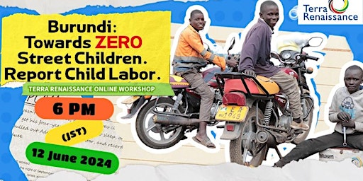 Burundi: Towards ZERO Street Children. Report Child Labor.  Onlineworkshop primary image
