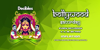 Imagem principal do evento Bollywood Saturday Night at Decibles Nightclub, Melbourne