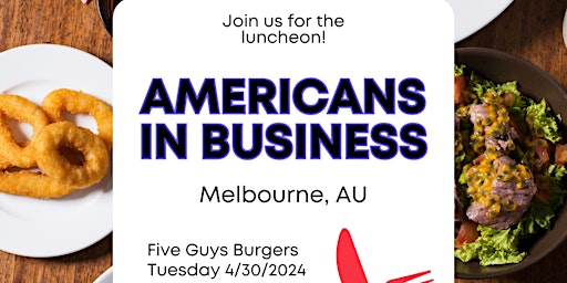 Primaire afbeelding van Americans in Business Networking Lunch
