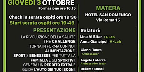 Immagine principale di Challenge Matera - Hotel San Domenico 