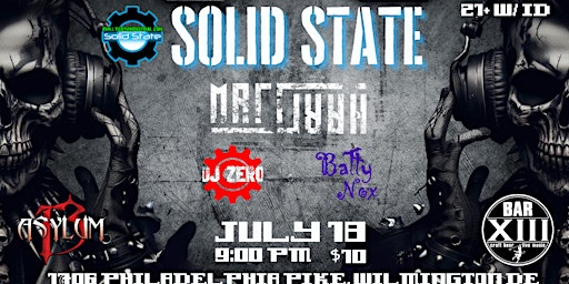 Asylum 13 Presents Solid State with MATT HART primary image