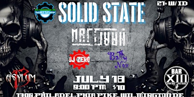 Imagem principal de Asylum 13 Presents Solid State with MATT HART