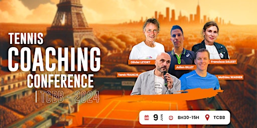 Imagem principal do evento TENNIS COACHING CONFERENCE - TCBB 9 JUIN 2024