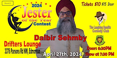 Jester of the Year Contest - Drifters Lounge Starring Dalbir Sehmby primary image