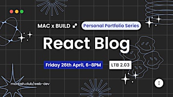 Imagem principal do evento MAC x Build | Personal Portfolio Series