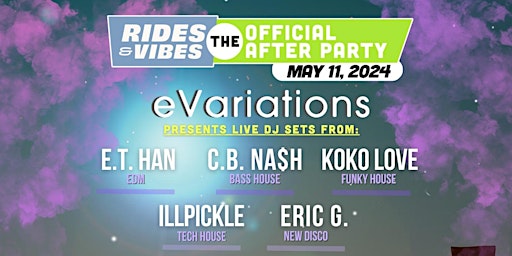 Primaire afbeelding van RIDES & VIBES OFFICIAL AFTERPARTY