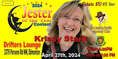Primaire afbeelding van Jester of the Year Contest - Drifters Lounge Starring Krissy Stark