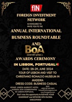 Primaire afbeelding van Annual International Business Round Table and Forbes Best of Africa Award Ceremony
