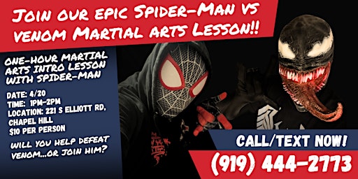 Imagem principal de Spider-Man Vs Venom Beginner Martial Arts Lesson!