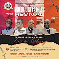 Imagem principal do evento God of our fathers Revival Meeting