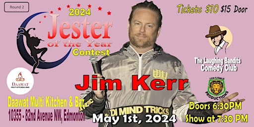 Primaire afbeelding van Jester of the Year Contest - Daawat Multi Kitchen Starring Jim Kerr