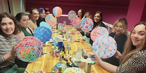 Eurovision Disco Ball Paint Night with Amy Sedum primary image