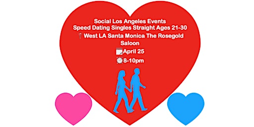Imagem principal de Speed Dating Social Party in Santa Monica LA for Singles Straight Ages21-30